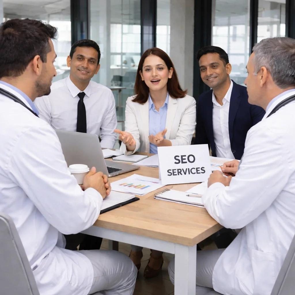 Healthcare SEO Strategy Meeting