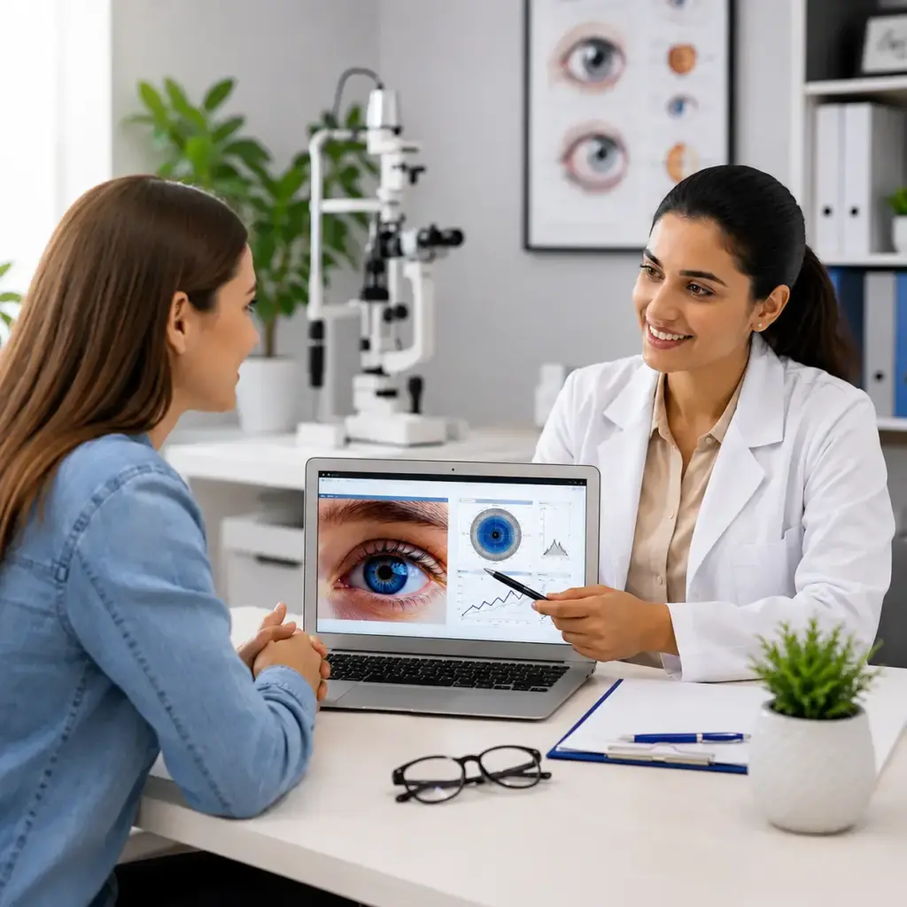 Eye Care SEO Patient Consultation